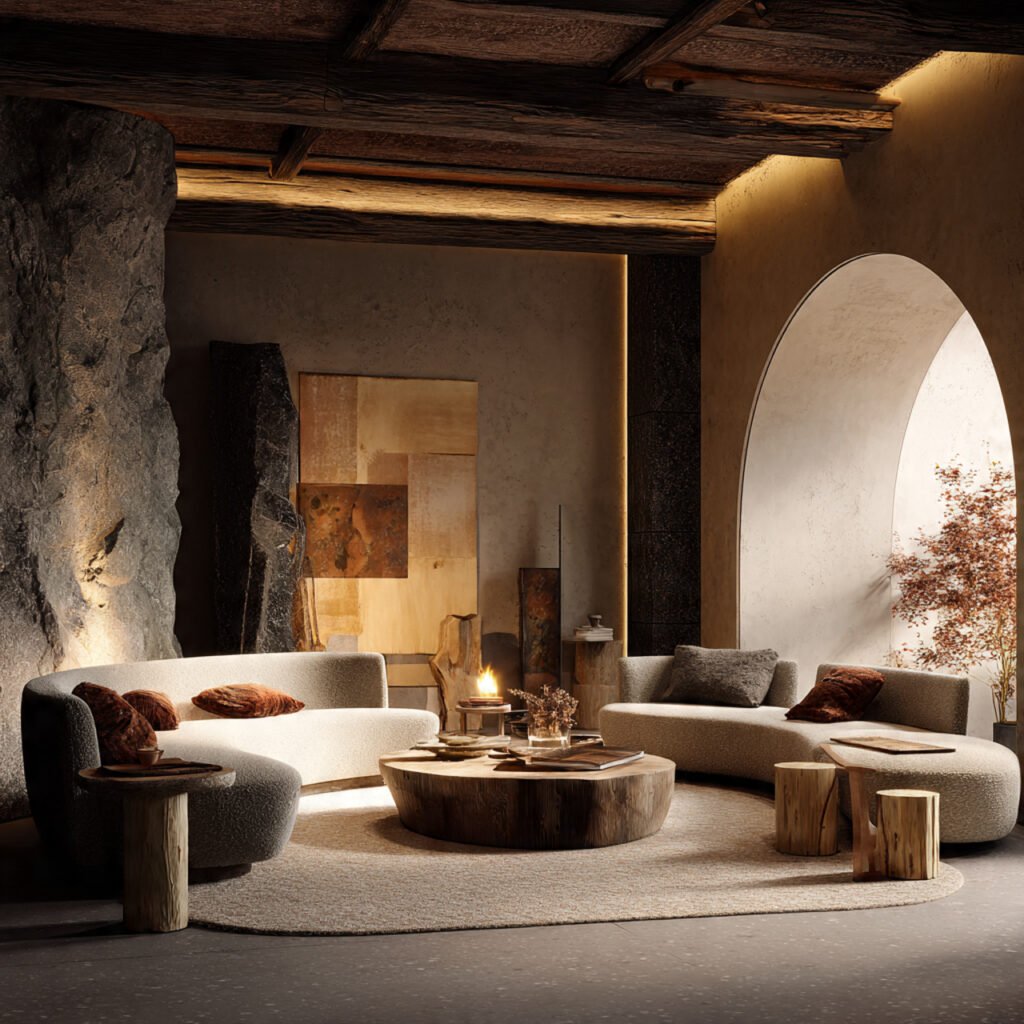 Modern Organic Living Room Makeover Ideas