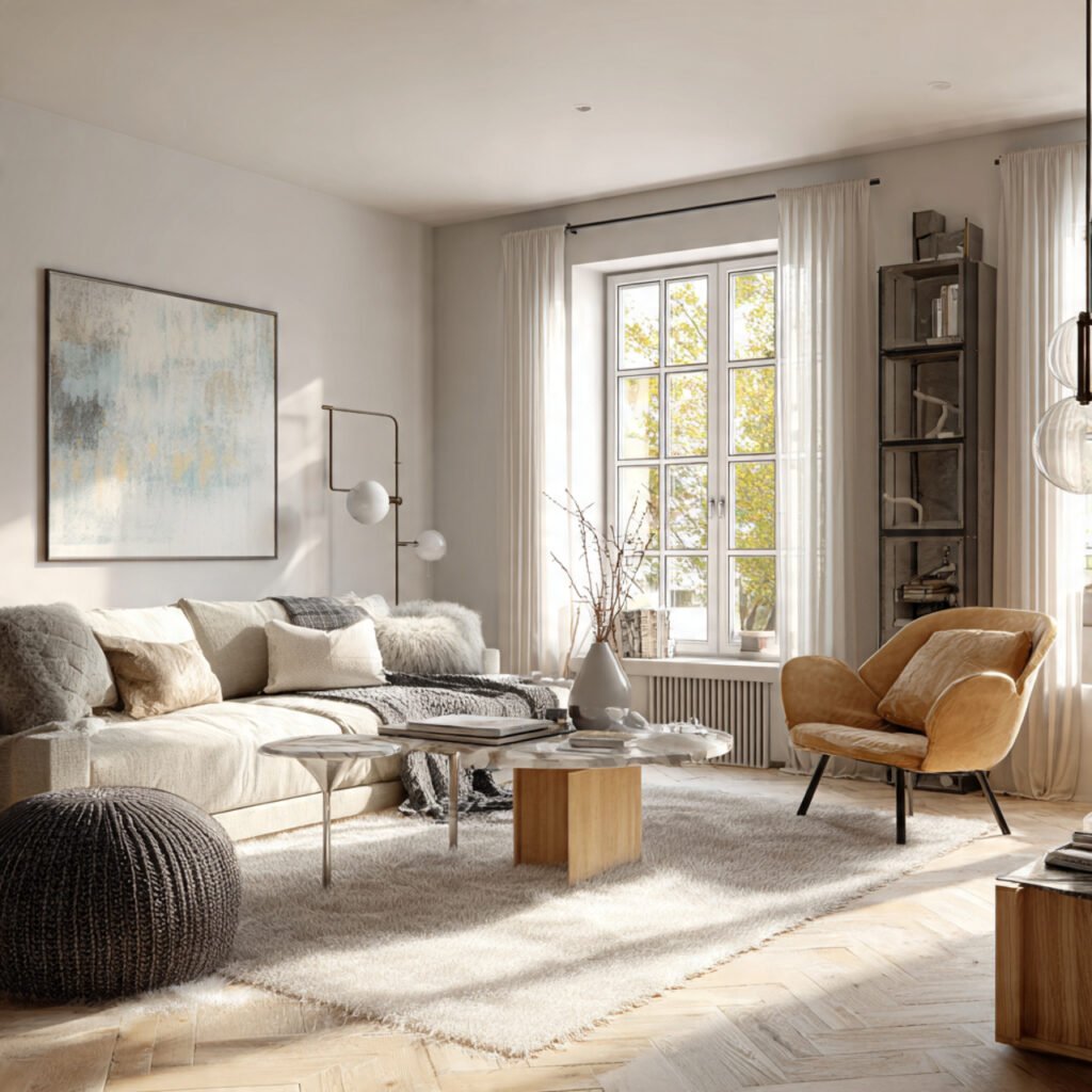 Scandinavian Contemporary Living Room Ideas