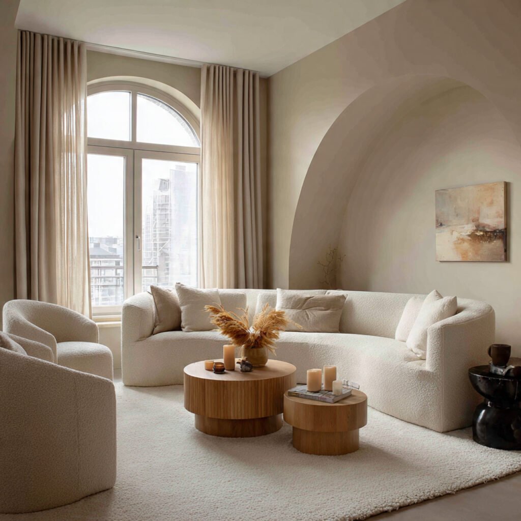 Soft Contemporary Living Room Ideas