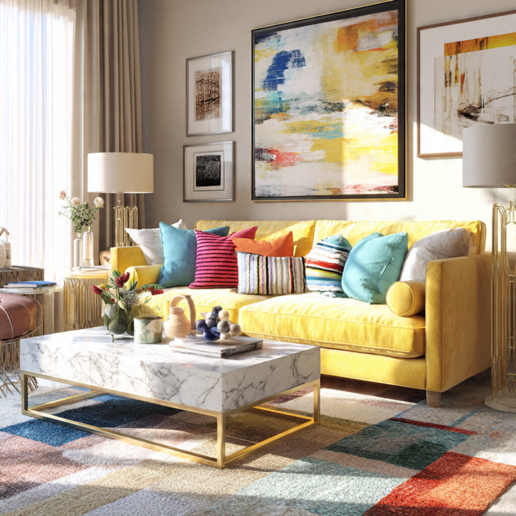 Spring Coffee Table Decor Ideas That Feel Light, Airy, and Beautiful 14 Colorful Spring Coffee Table Decor Ideas