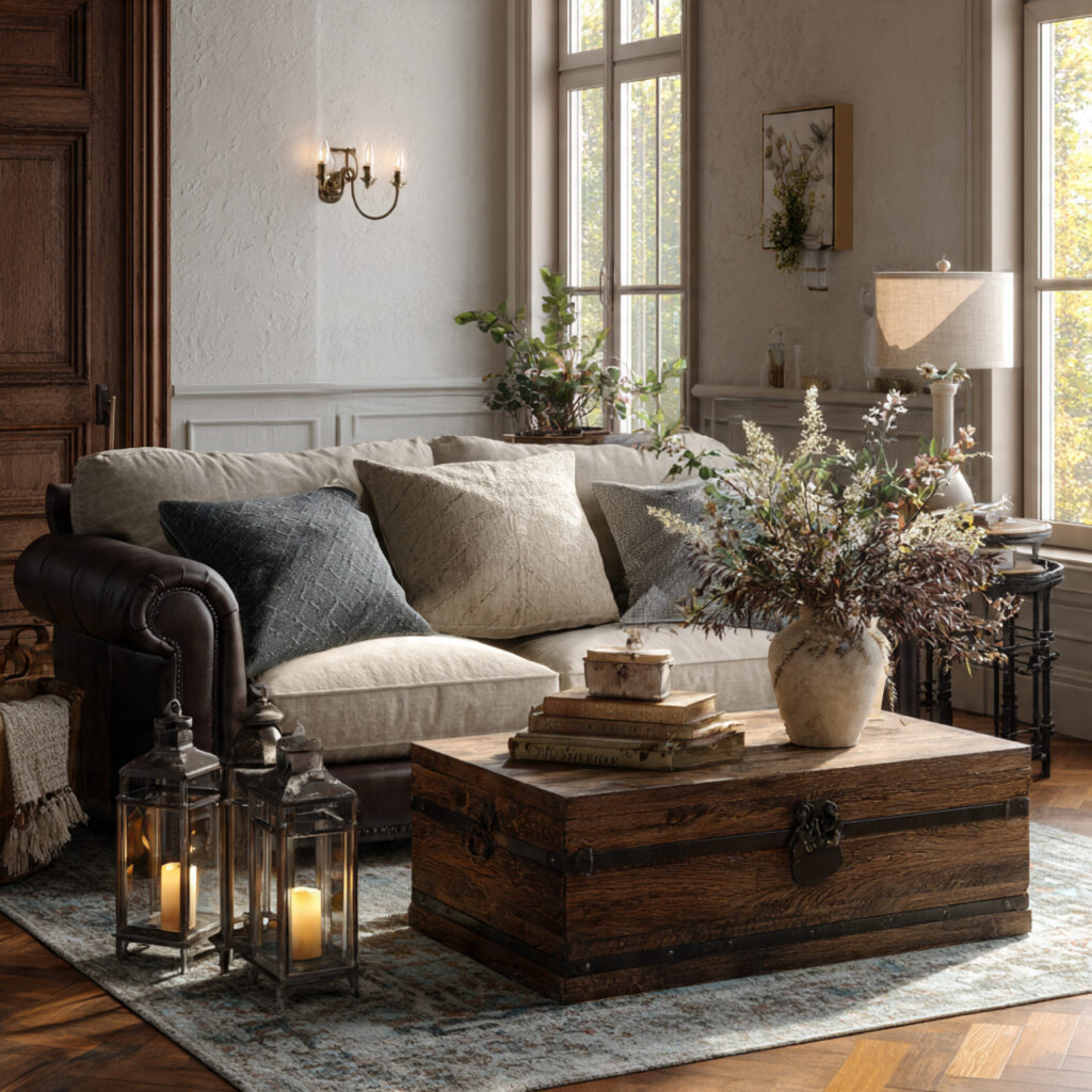 Spring Coffee Table Decor Ideas That Feel Light, Airy, and Beautiful 15 Vintage Coffee Table Decor Ideas