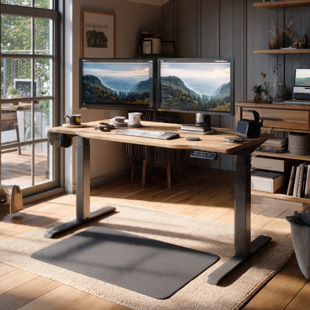 30 Aesthetic Home Office Desk Setup Ideas for Productivity 8 Standing Desk Setup Ideas