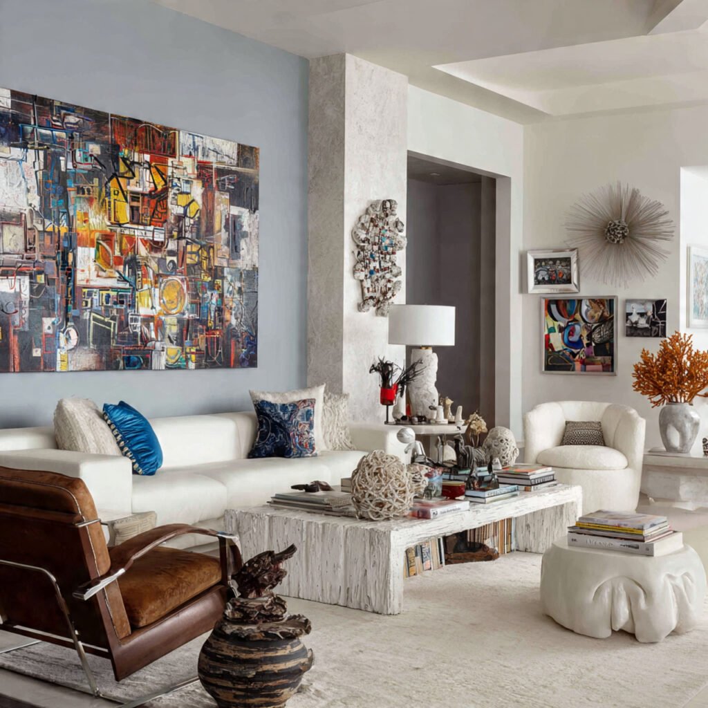 Artistic Contemporary Living Room Ideas