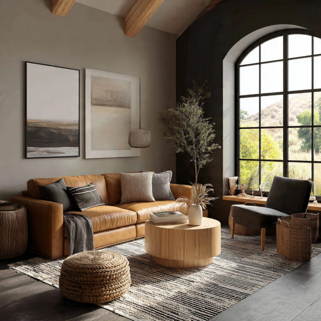 Earthy Contemporary Living Room Ideas