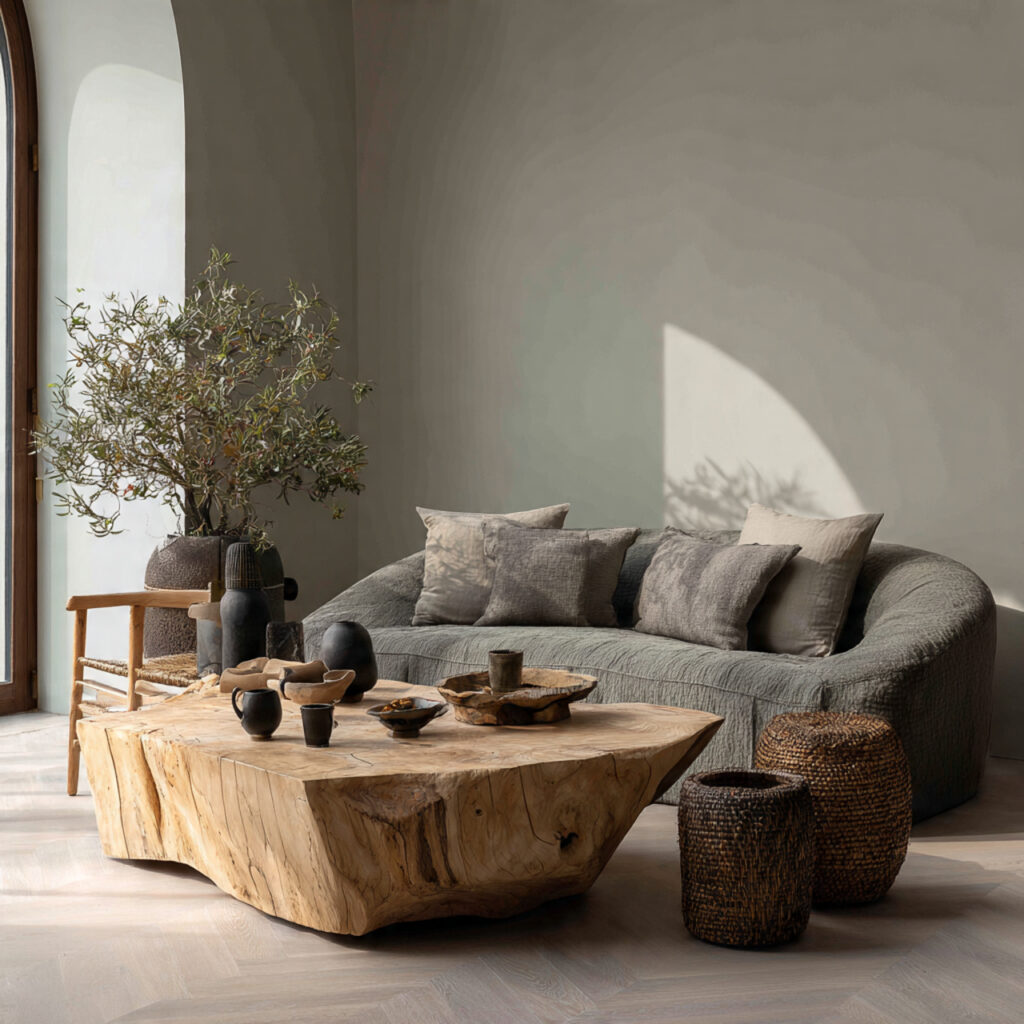 Spring Coffee Table Decor Ideas That Feel Light, Airy, and Beautiful 26 Organic Coffee Table Decor Ideas