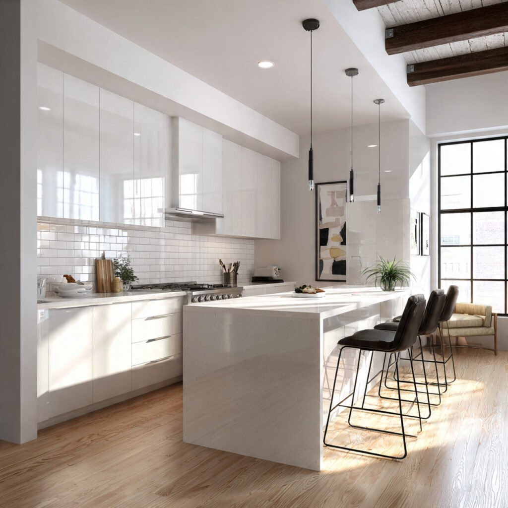 Architectural White Kitchen Cabinets Concepts