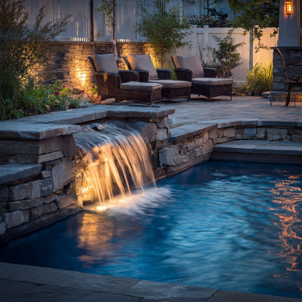 Pool with Waterfall Ideas