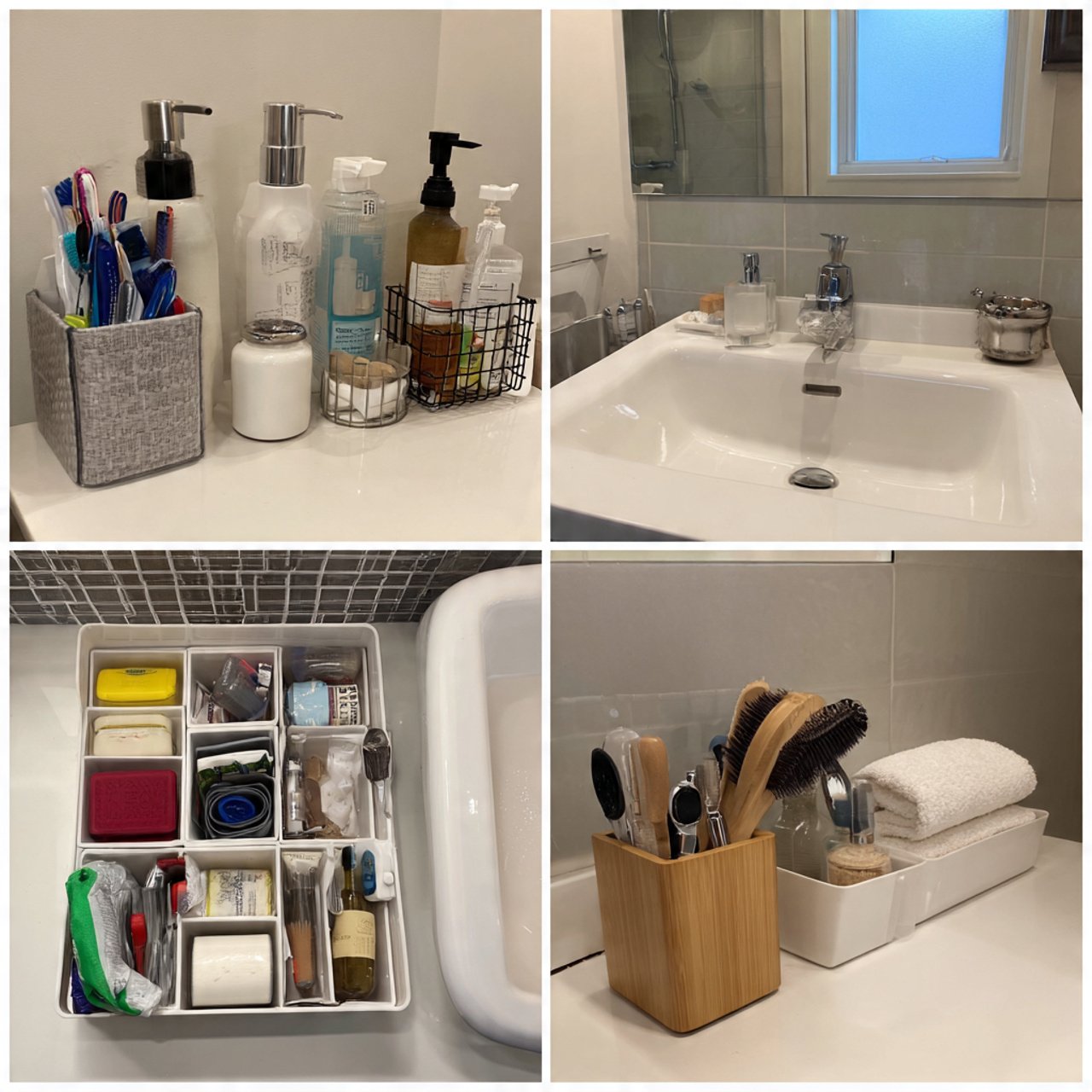 bathroom organization