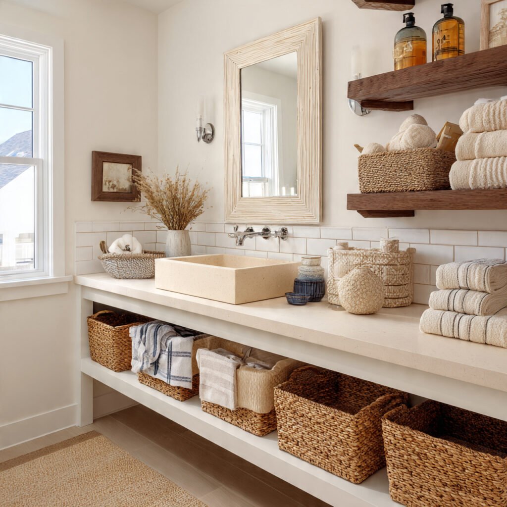 25 Bathroom Sink Decor Ideas That Instantly Elevate Your Vanity 26 Seasonal vanity refresh ideas