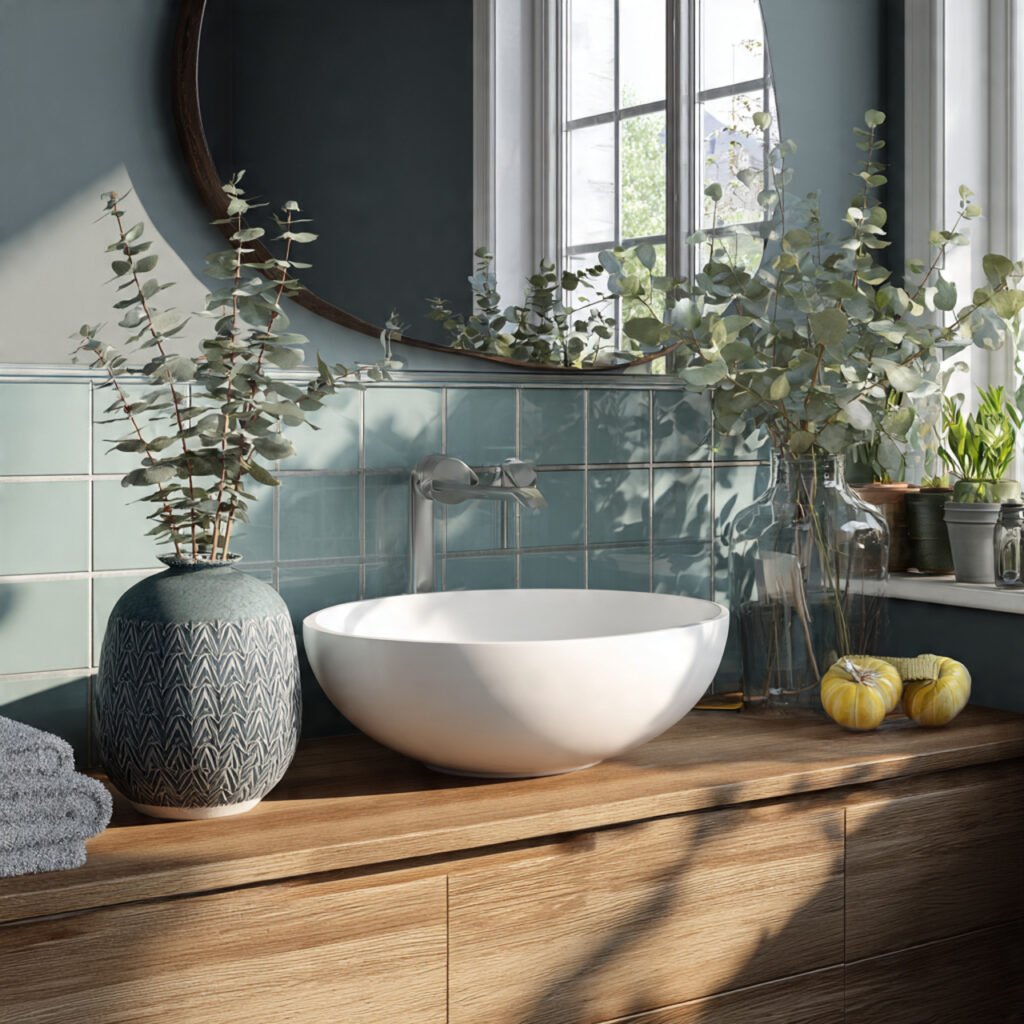 25 Bathroom Sink Decor Ideas That Instantly Elevate Your Vanity 16 Greenery countertop styling ideas