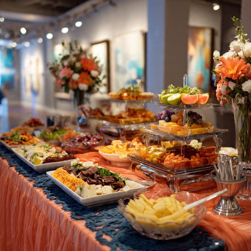 Buffet Style Serving Table Ideas