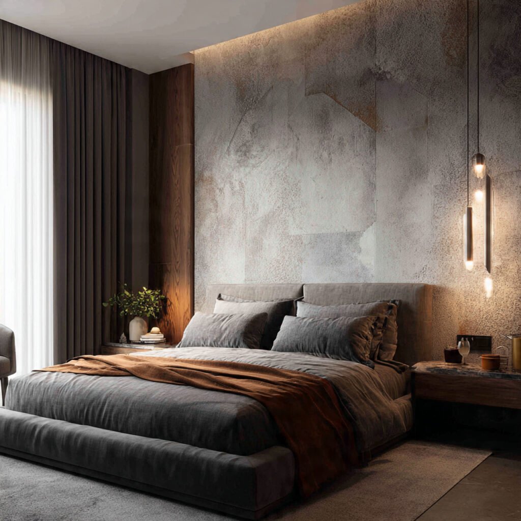 36 Stunning Bedroom Makeover Ideas 2026 for Modern Homes 29 Bedroom Makeover Ideas with Textured Wall Finishes