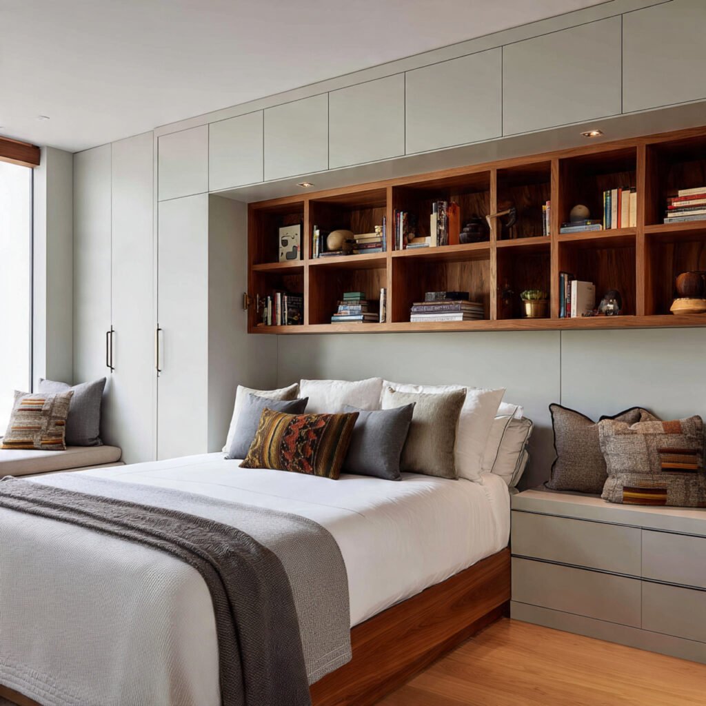 36 Stunning Bedroom Makeover Ideas 2026 for Modern Homes 22 Bedroom Makeover Ideas with Built-In Storage