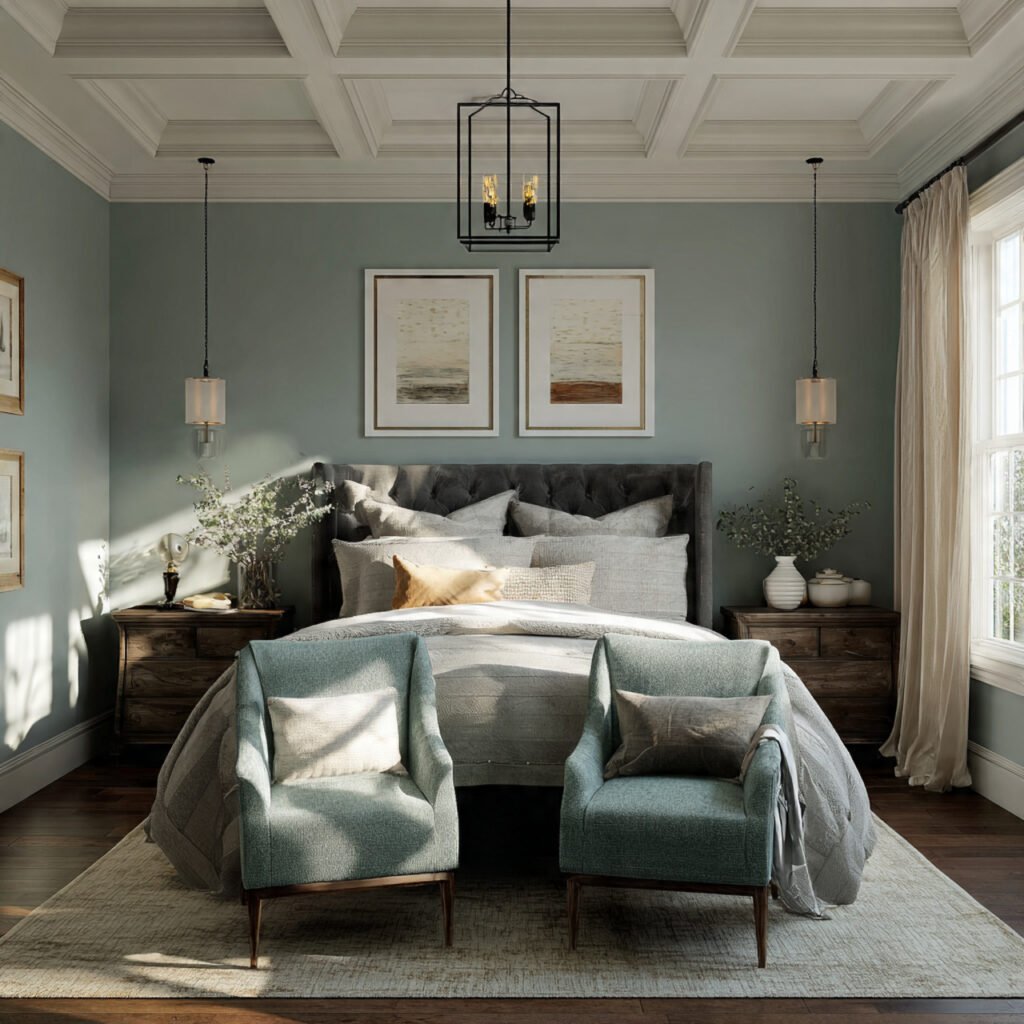 36 Stunning Bedroom Makeover Ideas 2026 for Modern Homes 28 Bedroom Makeover Ideas with Symmetrical Layouts