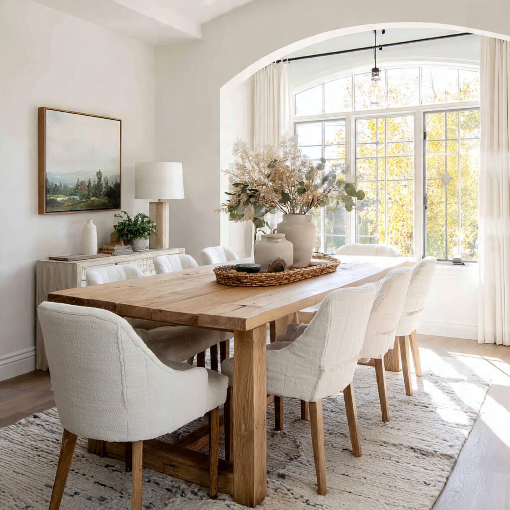 Light Oak Farmhouse Table Ideas