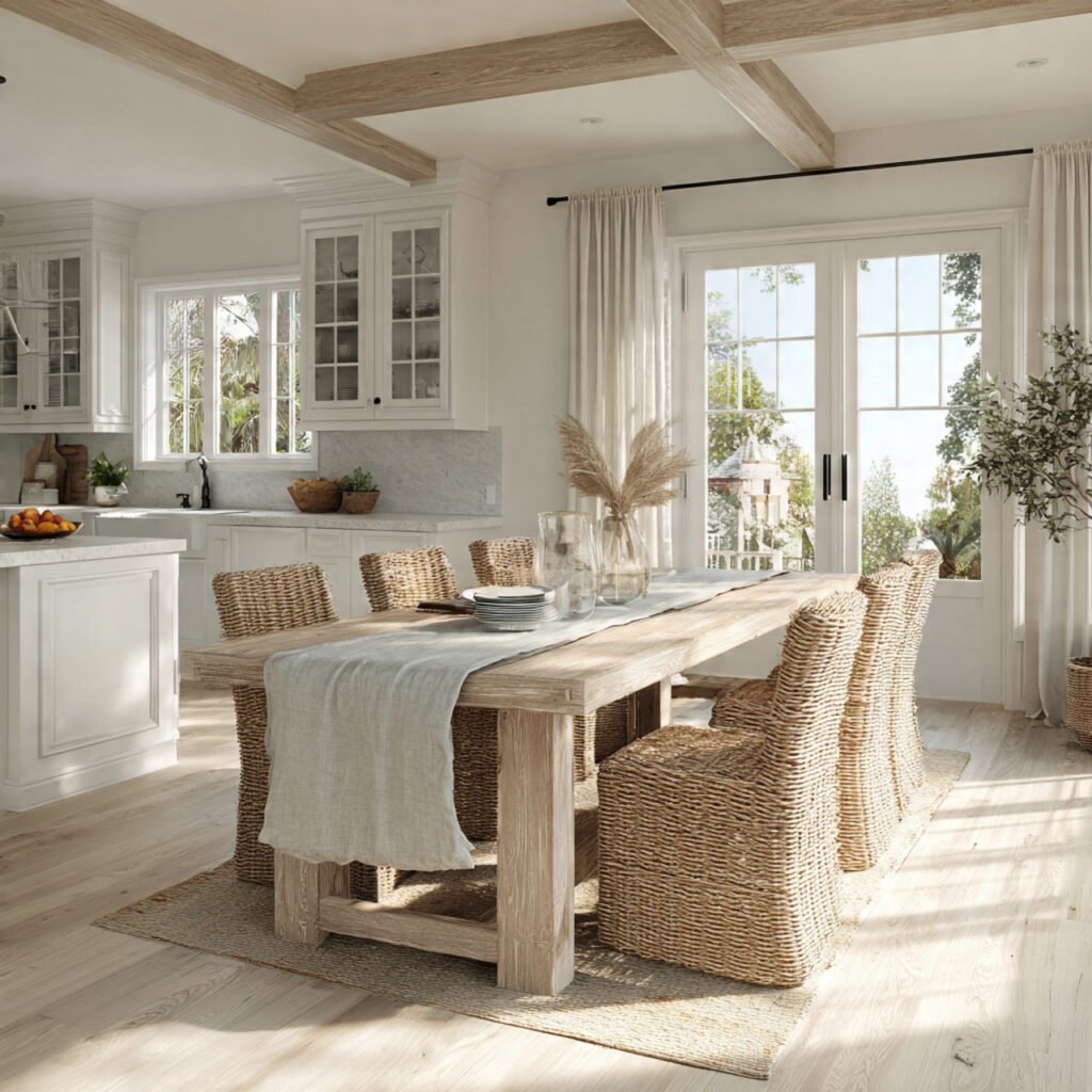 Whitewashed Farmhouse Table Ideas