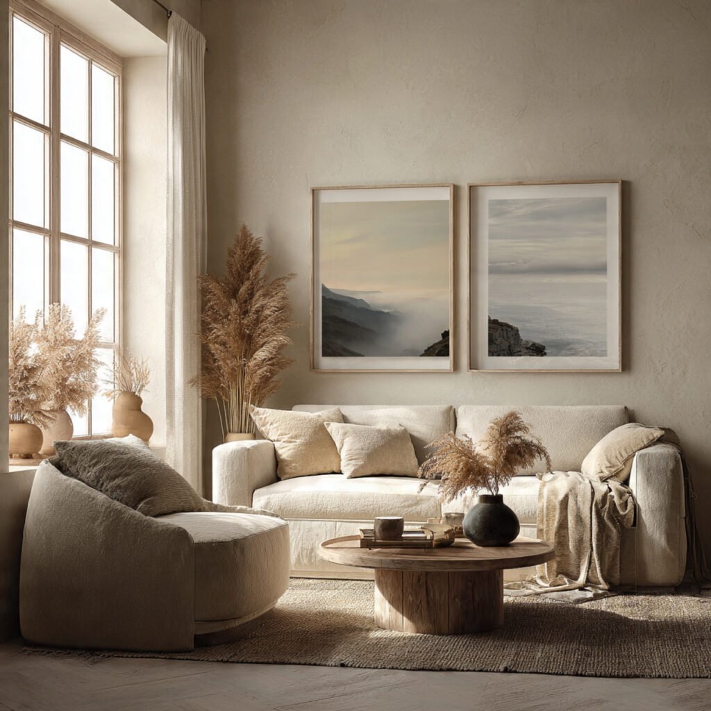 Neutral Tone Wall Decor Ideas