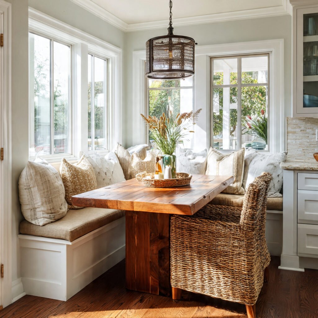 Farmhouse Breakfast Nook Table Ideas