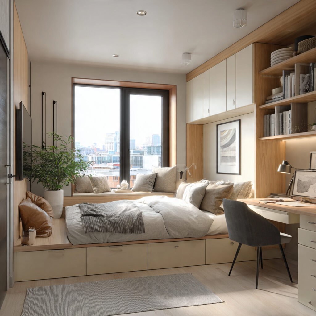 36 Stunning Bedroom Makeover Ideas 2026 for Modern Homes 36 Bedroom Makeover Ideas for Compact Apartments