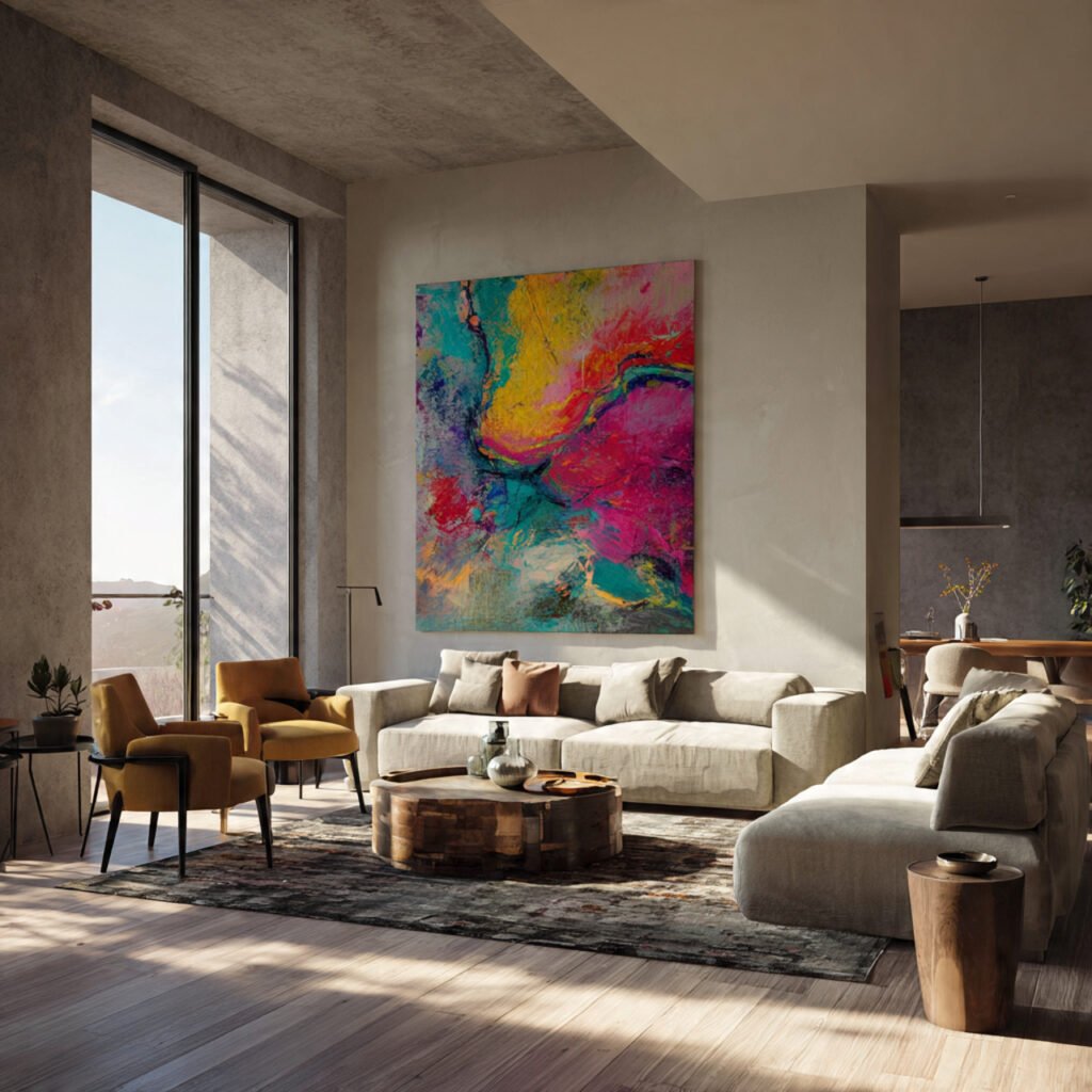Abstract Art Wall Ideas