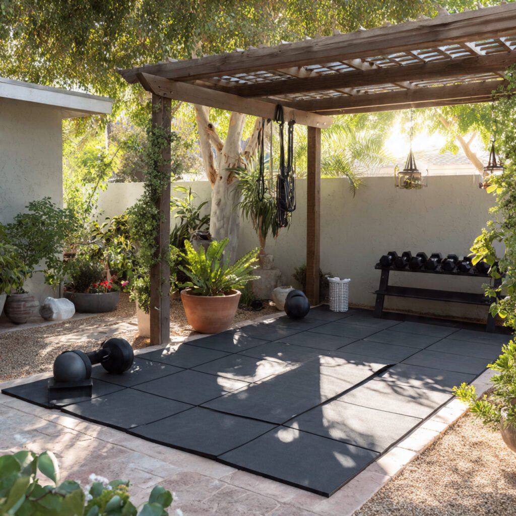 Outdoor Backyard Gym Ideas