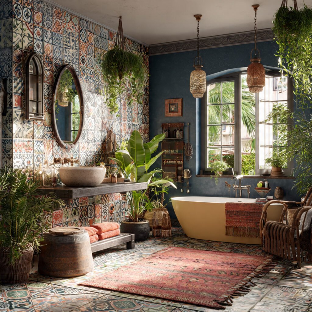 Bohemian Bathroom Ideas