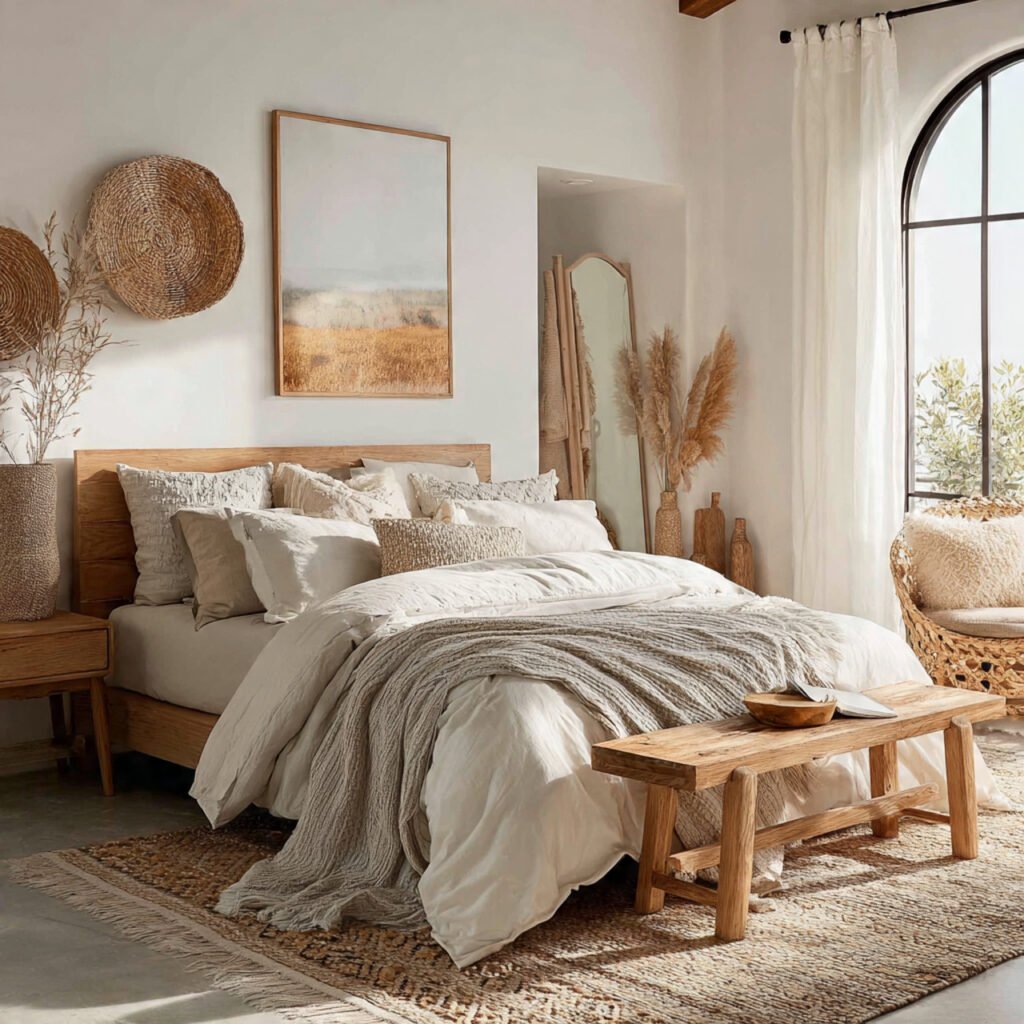 White and Wood Boho Ideas