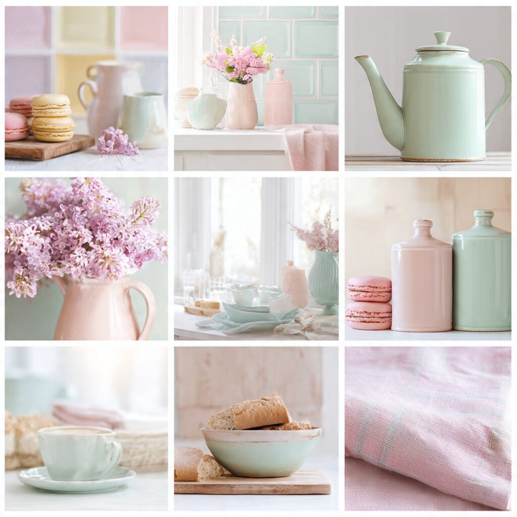 Pastel-Themed Kitchen Styling Ideas