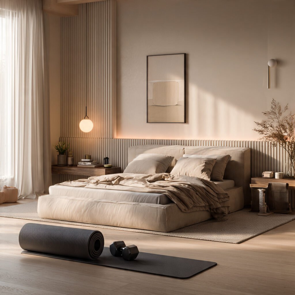 Bedroom Exercise Space Ideas