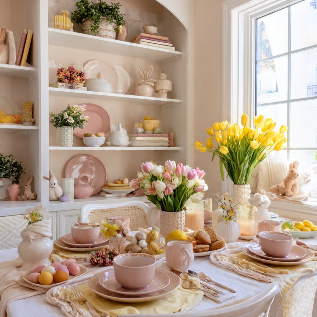 Pink and Yellow Kitchen Decor Ideas