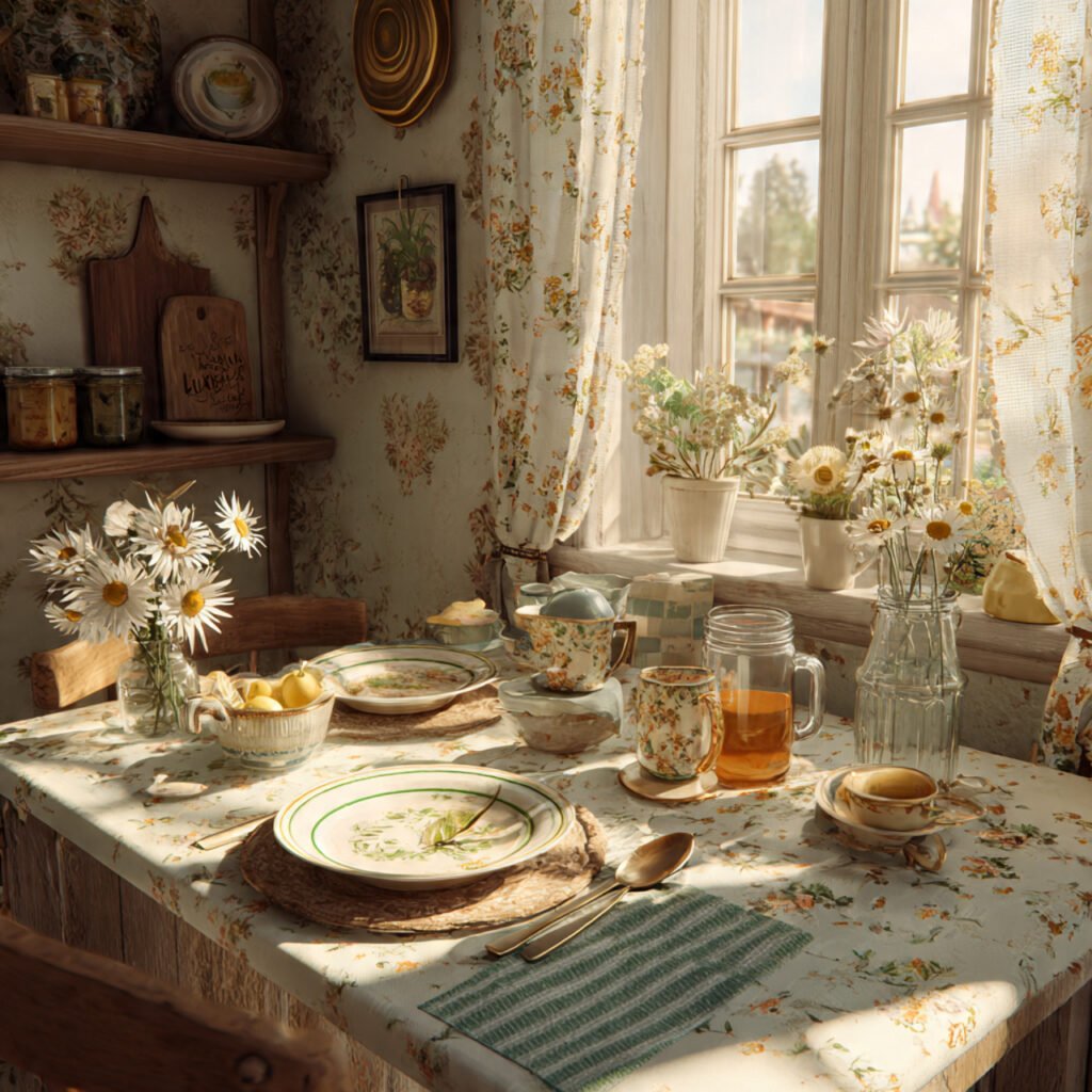 24 Beautiful Easter Table Settings Ideas for Every Style 20 Country Cottage Style