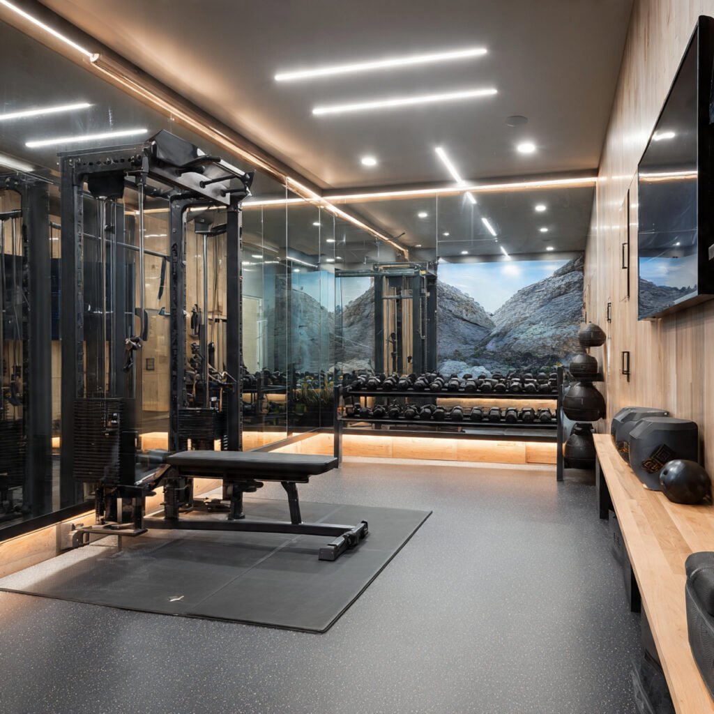 Smart Fitness Technology Room Ideas