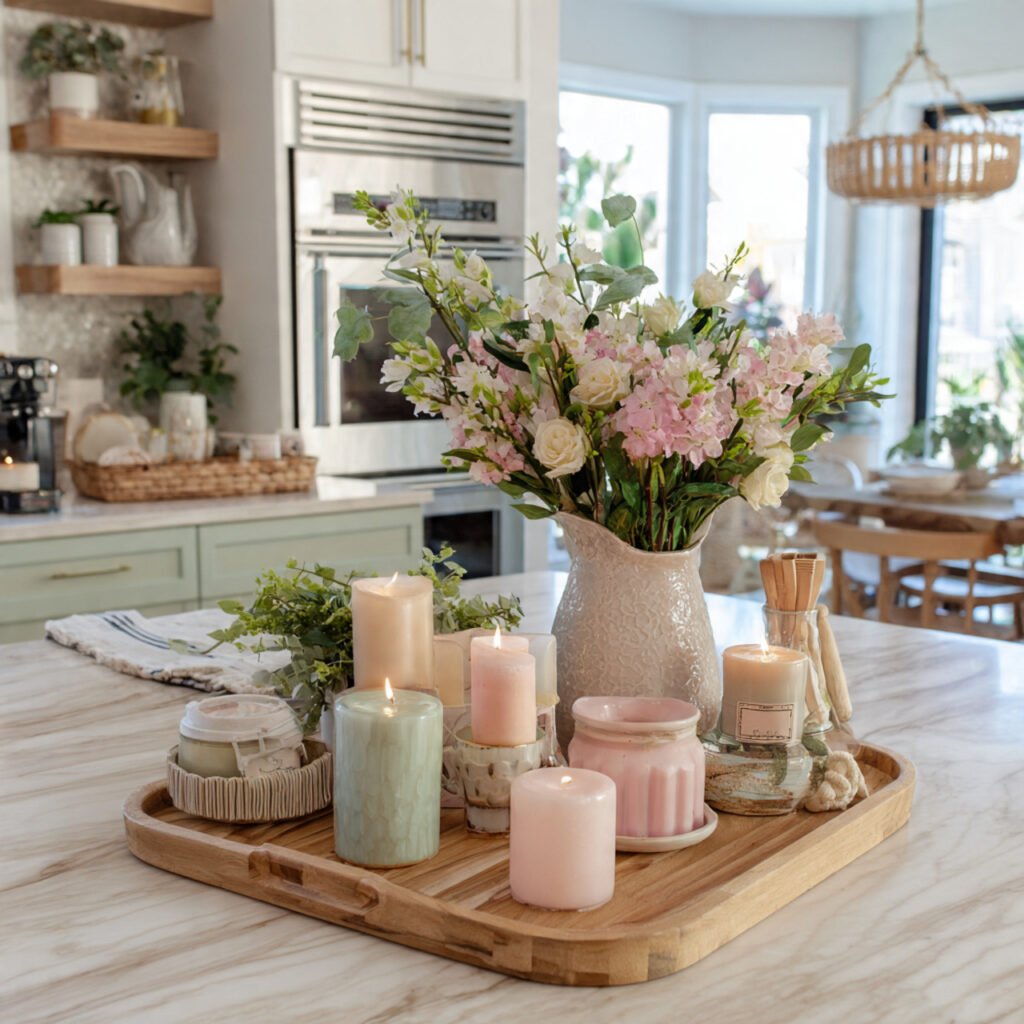 Festive Kitchen Island Decor Ideas