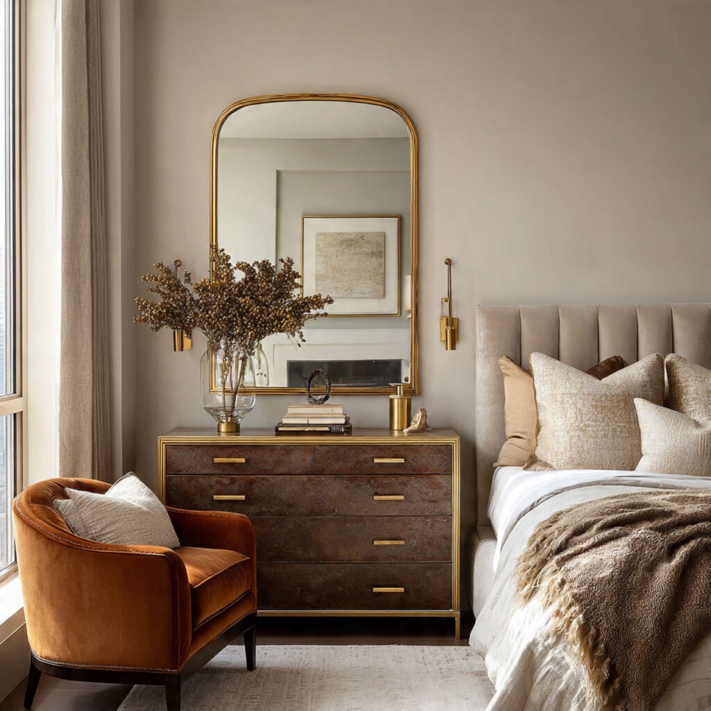 Gold Frame Mirror Decor Ideas