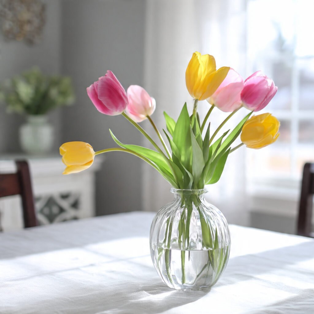 27 Easy and Elegant Spring Centerpiece Ideas 4 Tulip Inspired Centerpiece Ideas