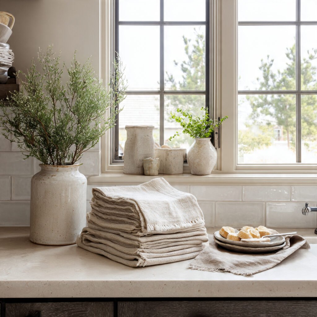 Neutral Spring Kitchen Decor Ideas