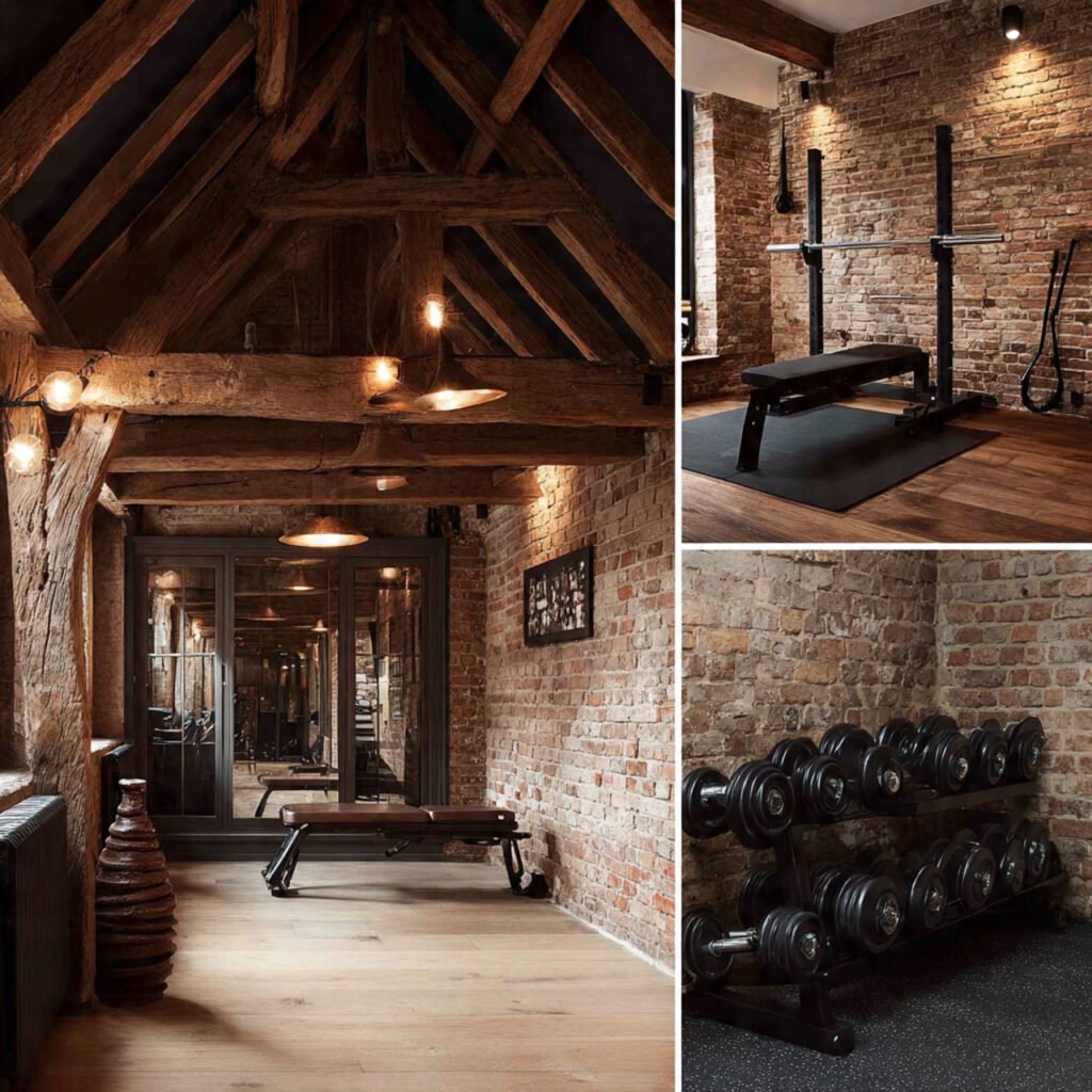 Rustic Workout Room Ideas