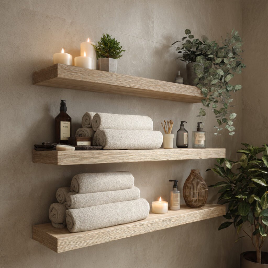 30 Stunning Home Decor Inspirations Ideas to Refresh Every Room 23 Bathroom Shelf Decor Ideas