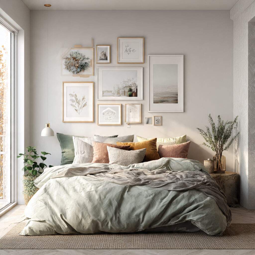 Bedroom Wall Decor Ideas 2026 That Transform Any Bedroom 22 Scandinavian Bedroom Wall Decor Ideas