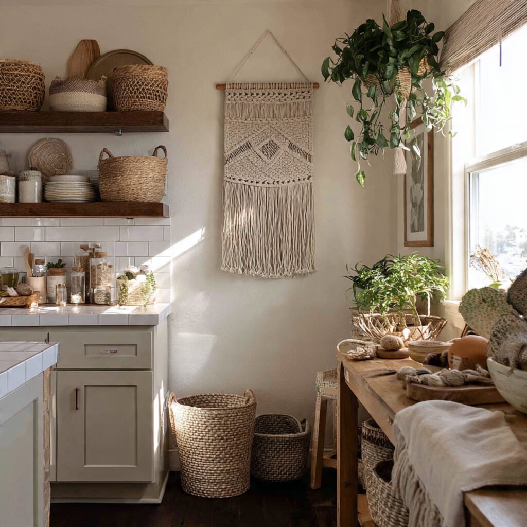 Boho Spring Kitchen Accent Ideas