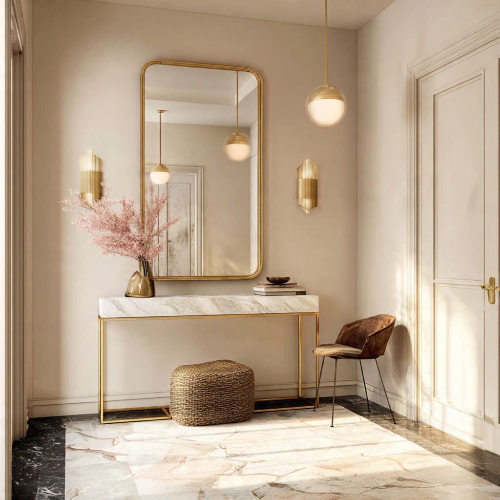 Gold Framed Mirror Ideas