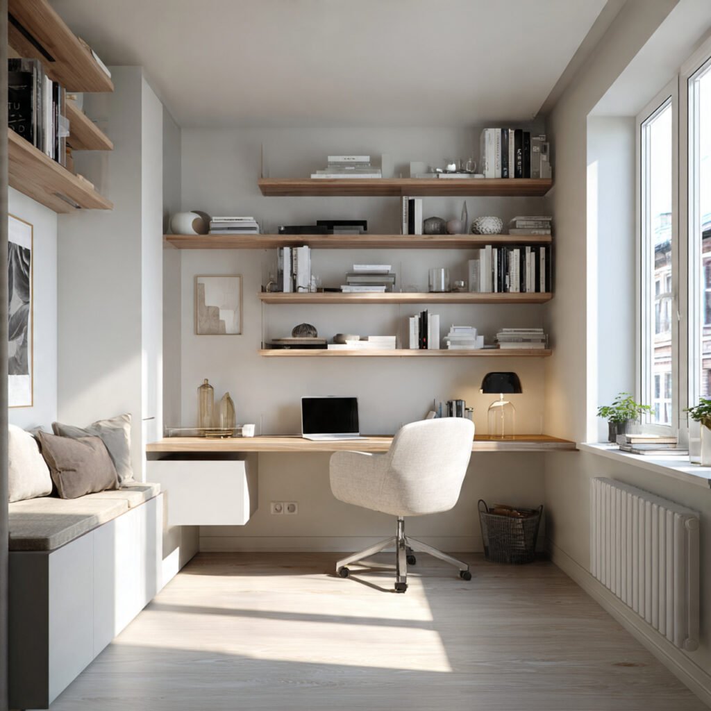 Compact Apartment Home Office