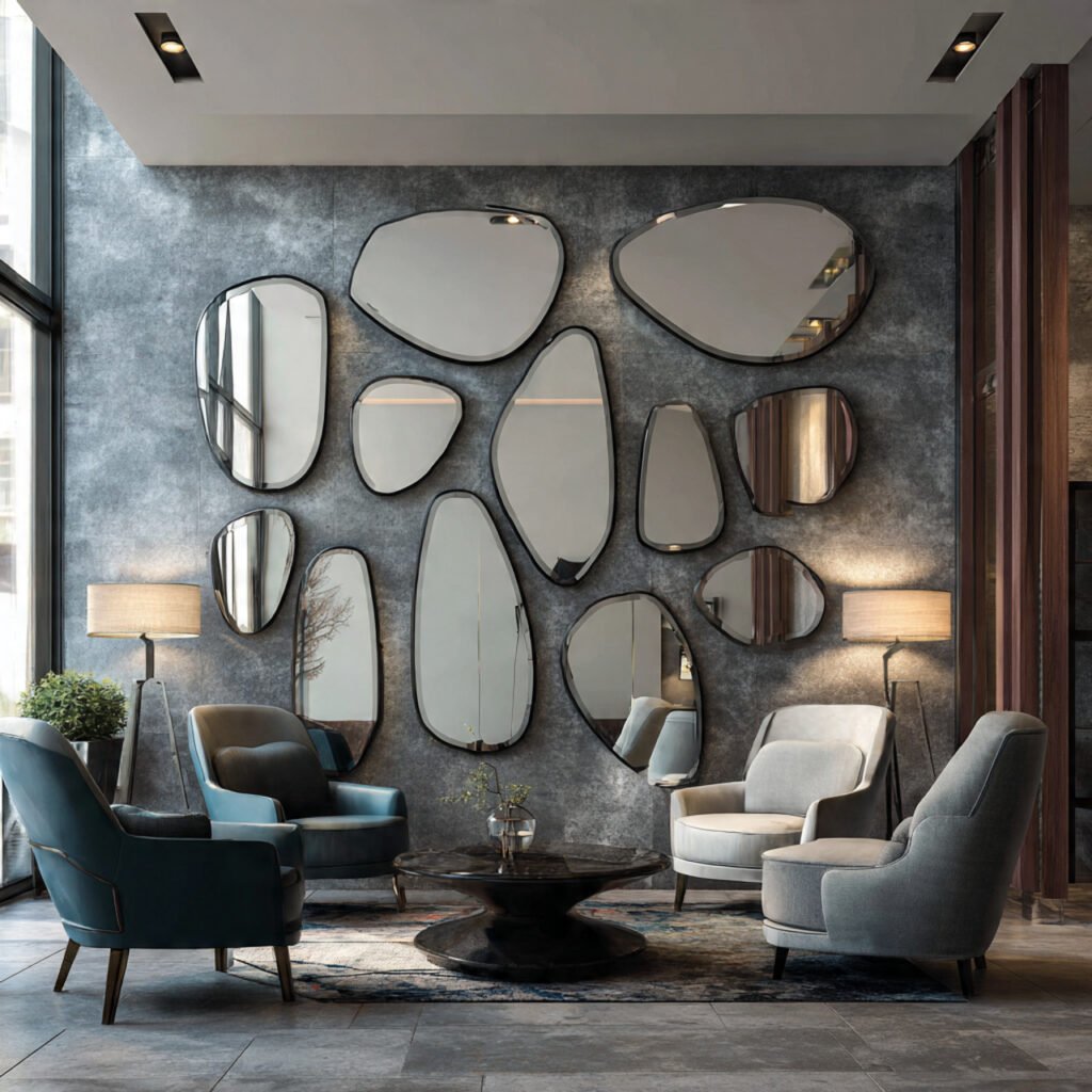 Asymmetrical Mirror Layout Ideas