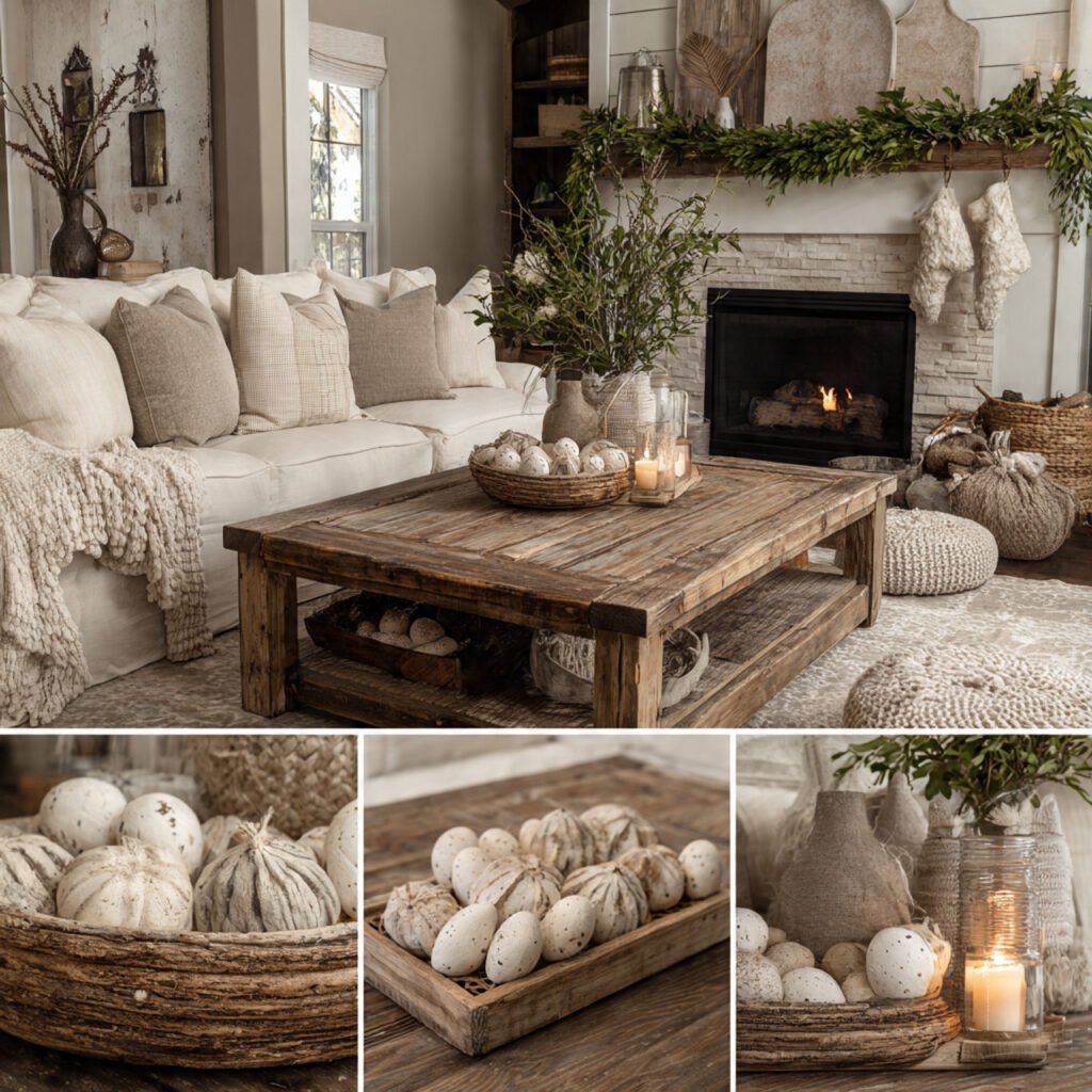 28 Creative Easter Living Room Decor Ideas for a Stylish Home 5 Rustic Farmhouse Easter Decor Ideas