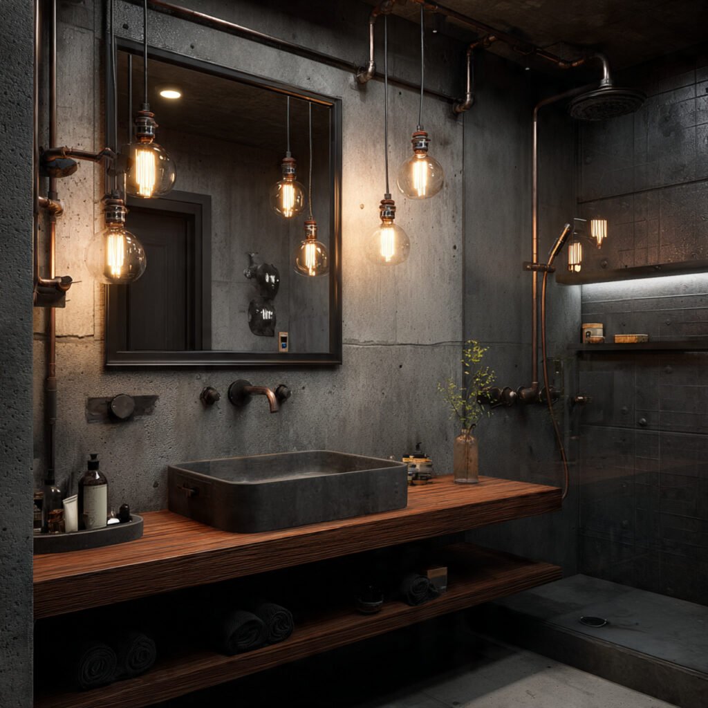Industrial Bathroom Ideas