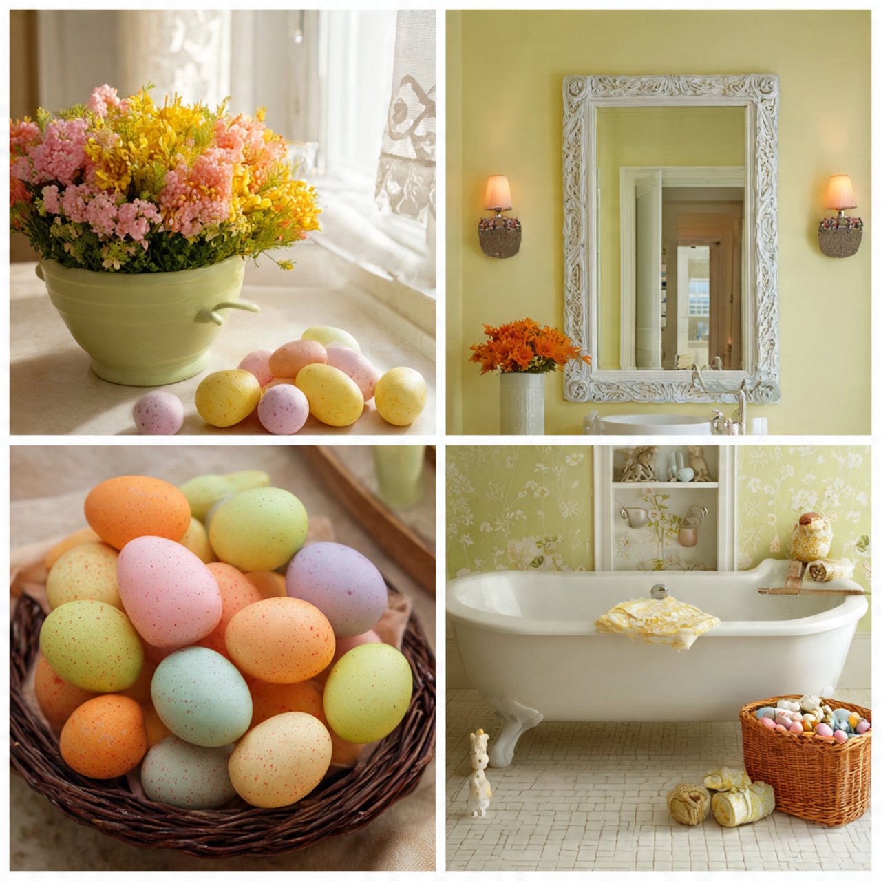 27 Creative Easter Bathroom Decor Ideas for Small & Stylish Spaces 1 easter bathroom decor ideas