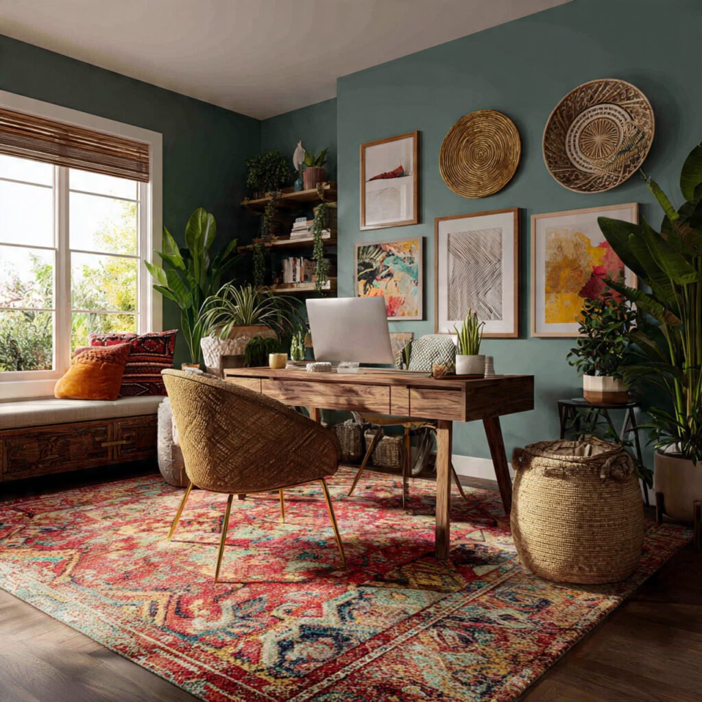 Bohemian Home Office