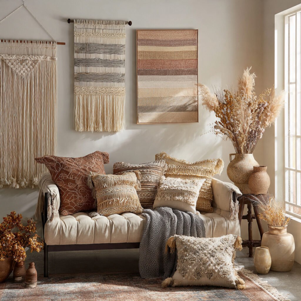 28 Creative Easter Living Room Decor Ideas for a Stylish Home 18 Boho Easter Living Room Decor Ideas