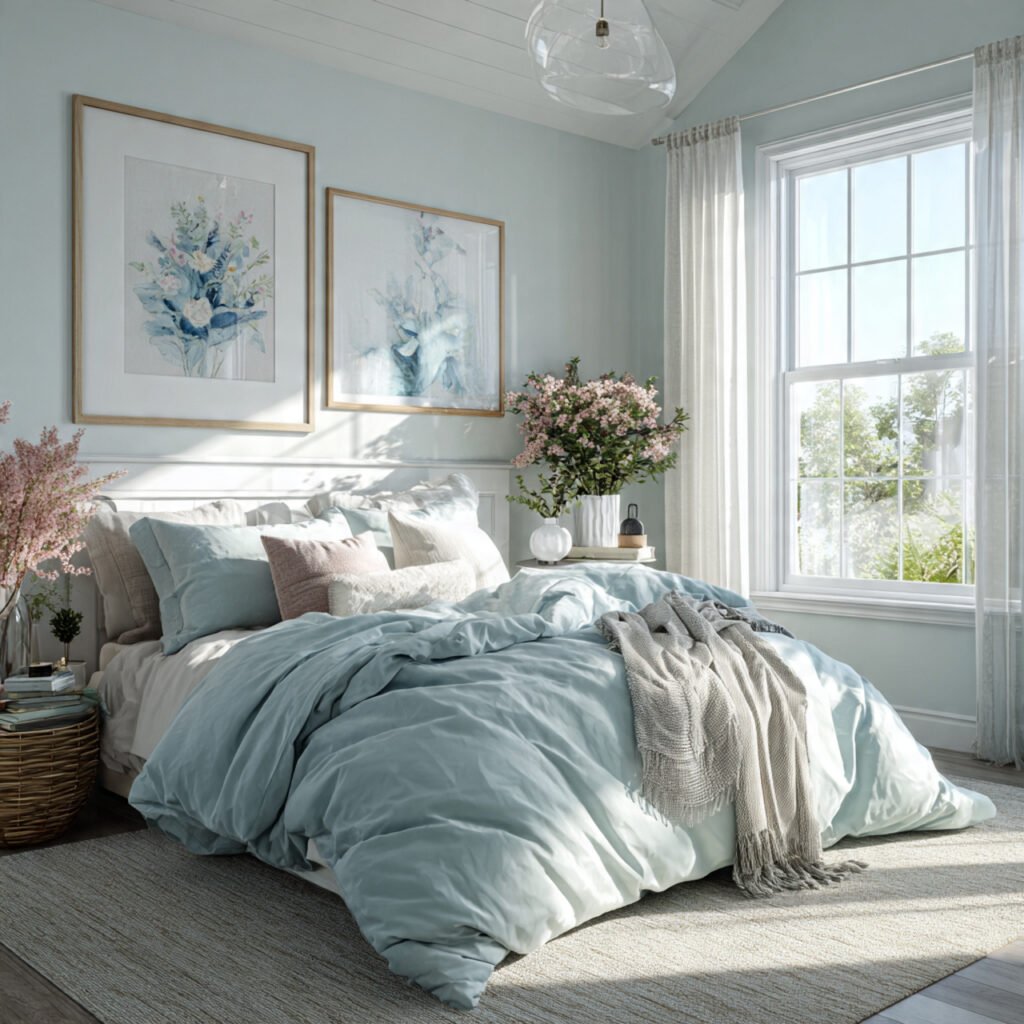 Blue and White Spring Theme Ideas