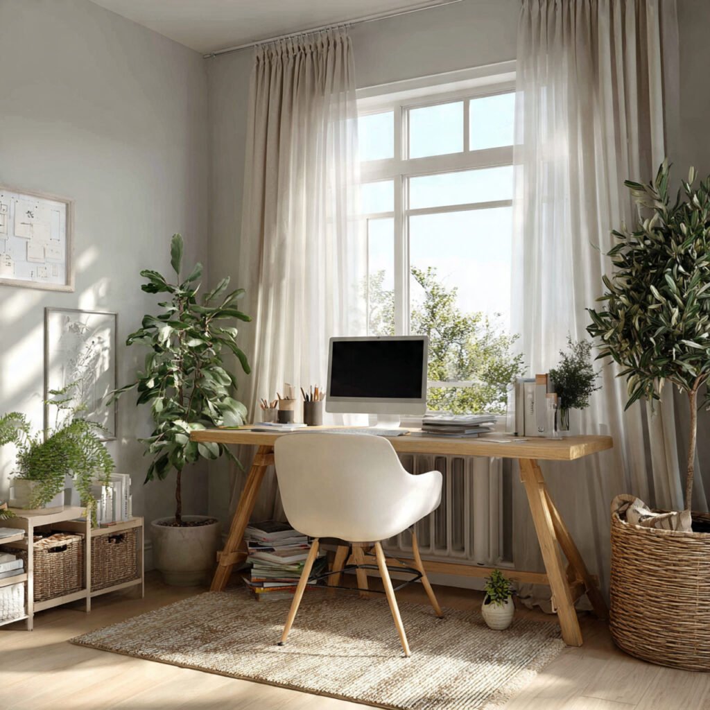 27 Spring Refresh Ideas to Brighten Your Home Fast 19 Home Office Seasonal Update Ideas